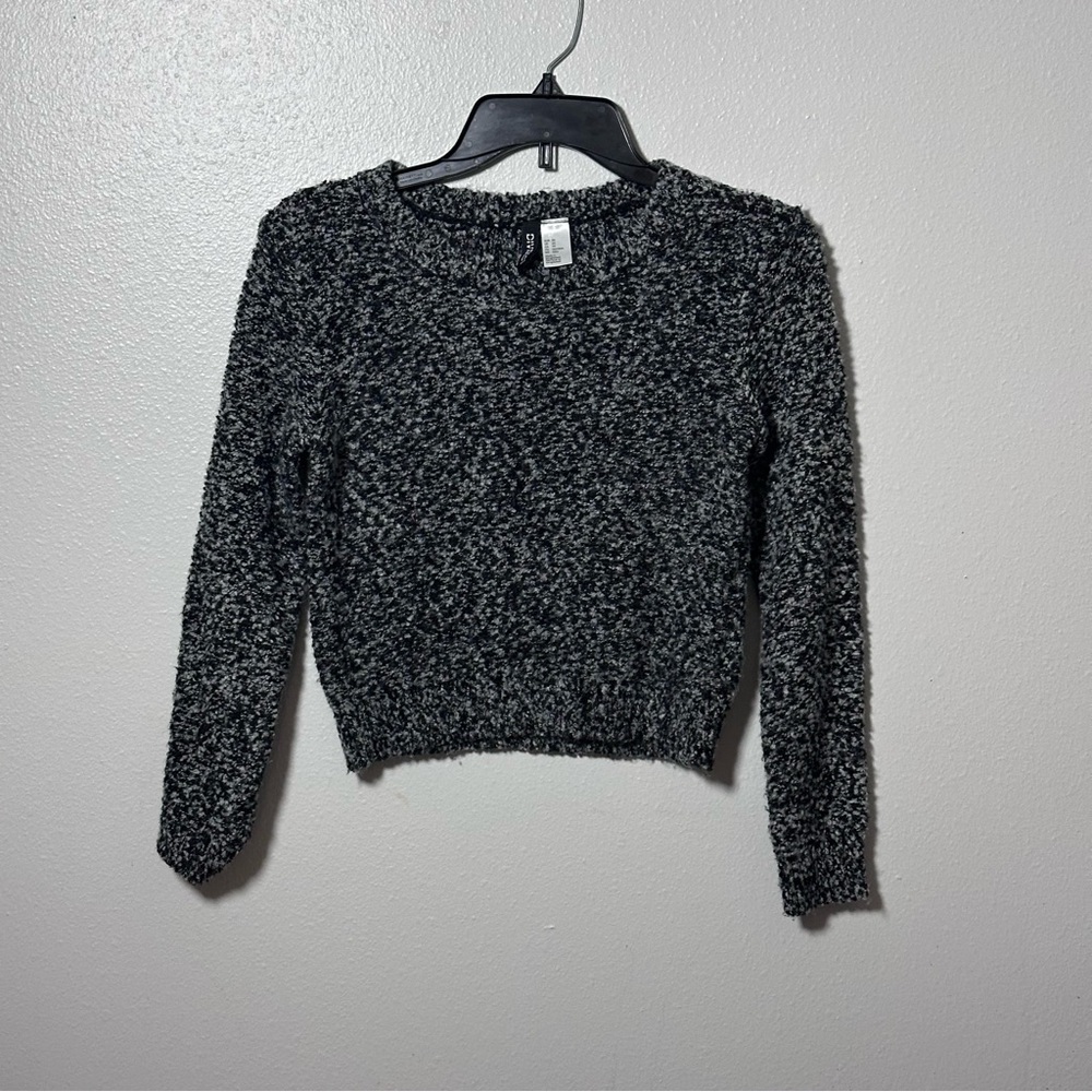 Divided By H&M Women‎ Gray/Black Knit Sweater Size XS.